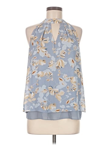 Rose + Olive Sleeveless Blouse (view 1)
