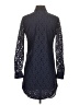 Equipment 100% Nylon Blue Long Sleeve Blouse Size XS - photo 2