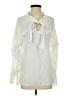 Ellison Ivory Long Sleeve Blouse Size S - photo 1
