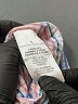 Unbranded Checkered-gingham Blue Long Sleeve Button-Down Shirt Size 5 - photo 3