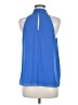 Halogen 100% Polyester Blue Sleeveless Blouse Size M - photo 2