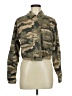 Forever Audrey 100% Cotton Camo Green Jacket Size M - photo 1
