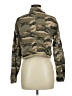 Forever Audrey 100% Cotton Camo Green Jacket Size M - photo 2