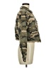 Forever Audrey 100% Cotton Camo Green Jacket Size M - photo 4