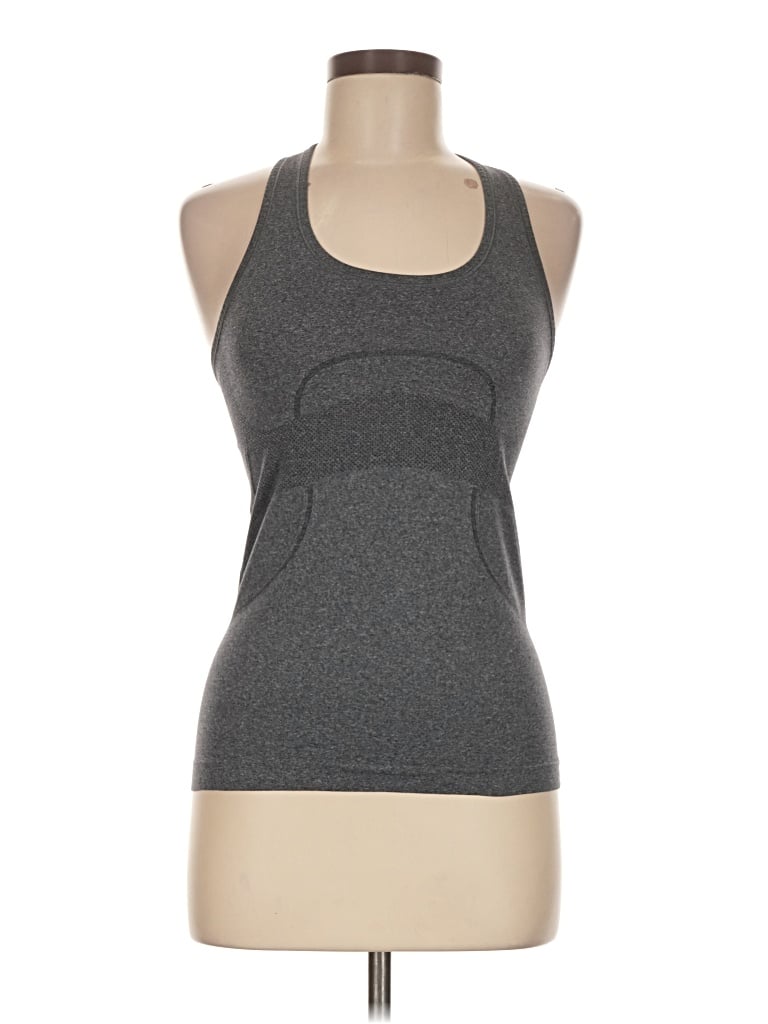 Pre-owned Lululemon Athletica Active Tank Top In Gray