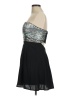Forever 21 100% Polyester Graphic Black Cocktail Dress Size M - photo 5