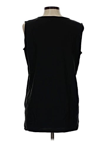 Ulla Popken Sleeveless T-Shirt (view 2)