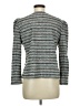 Ann Taylor Factory Tweed Teal Gray Blazer Size M - photo 2