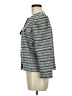 Ann Taylor Factory Tweed Teal Gray Blazer Size M - photo 5
