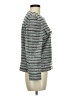 Ann Taylor Factory Tweed Teal Gray Blazer Size M - photo 4