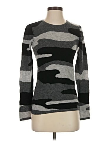 Aqua Cashmere Pullover Sweater (view 1)