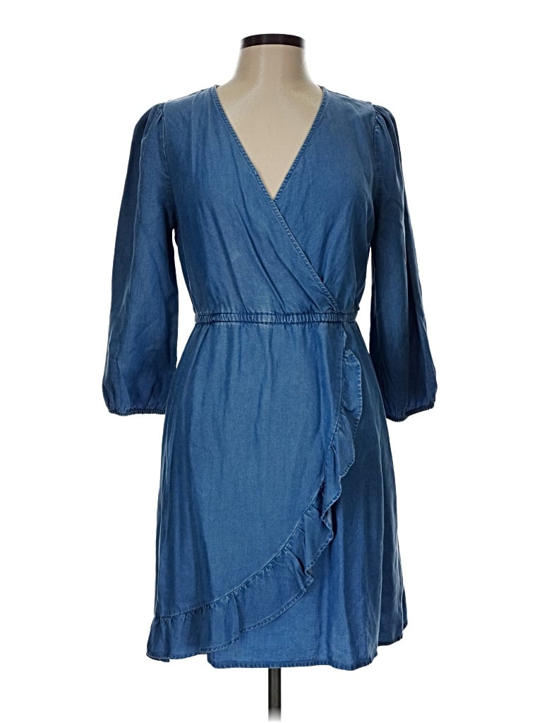 Pre-owned Gap Casual Dress In Blue