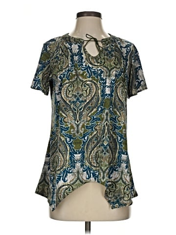 Perseption Concept Short Sleeve Blouse (view 1)