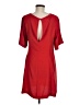 Zara Basic Solid Red Casual Dress Size M - photo 2