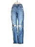 American Eagle Outfitters Hearts Blue Jeans Size 00 - photo 1