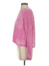 Autumn Cashmere 100% Cotton Pink Pullover Sweater Size S - photo 5