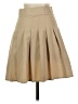 Shein Solid Tan Casual Skirt Size 4 - photo 2