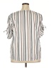 ELOQUII 100% Polyester Ivory Short Sleeve Blouse Size 22 Plus - photo 2