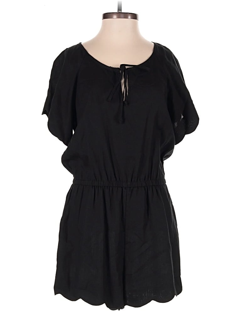 Pre-owned Jcrew Romper In Black