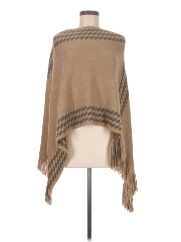 White Mark Poncho (view 1)