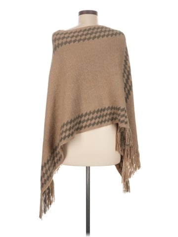 White Mark Poncho (view 2)