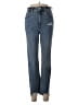 Express Hearts Blue Jeans Size 6 - photo 1