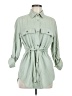 Love Tree Green Trenchcoat Size M - photo 1