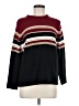Carolyn Taylor Stripes Burgundy Pullover Sweater Size M - photo 1