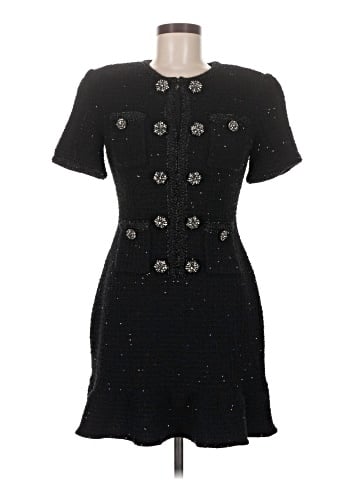 Self-Portrait Knit Mini Dress (view 1)