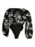 Shein 100% Polyester Black Long Sleeve Blouse Size 6 - photo 2