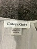 Calvin Klein 100% Polyester Silver Long Sleeve Blouse Size M - photo 7
