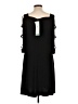 MSK Black Casual Dress Size L - photo 2