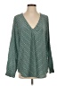 Joie 100% Silk Green Long Sleeve Silk Top Size S - photo 1