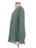 Joie 100% Silk Green Long Sleeve Silk Top Size S - photo 5