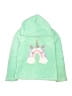 Cynthia Rowley TJX 100% Polyester Green Pullover Hoodie Size 7 - 8 - photo 1