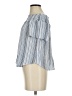 Socialite 100% Rayon Blue Short Sleeve Blouse Size S - photo 5