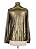 YOINS Metallic Gold Long Sleeve Blouse Size 8 - 10 - photo 2