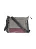Nicole Miller 100% Polyester Color Block Gray Crossbody Bag One size - photo 1