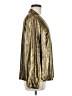 YOINS Metallic Gold Long Sleeve Blouse Size 8 - 10 - photo 4