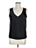 Halogen 100% Polyester Black Sleeveless Top Size M - photo 1