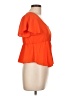 See You Monday 100% Polyester Orange Short Sleeve Top Size L - photo 4