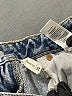 PacSun 100% Cotton Graphic Blue Jeans Size 25 waist - photo 8