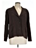 Flair 100% Polyester Brown Long Sleeve Blouse Size L (estimated) - photo 1