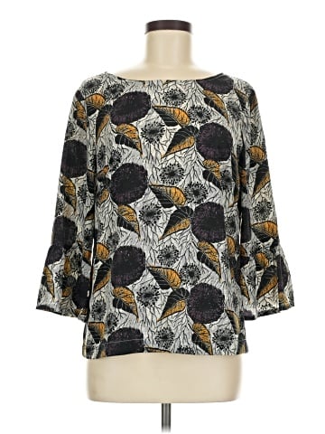 Porridge 3/4 Sleeve Blouse (view 1)