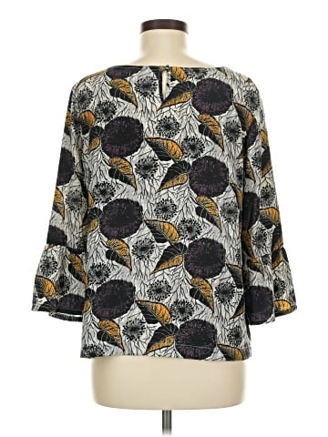 Porridge 3/4 Sleeve Blouse (view 2)