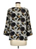 Porridge 100% Polyester Gray 3/4 Sleeve Blouse Size Med (2) - photo 2