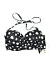 Sundazed Hearts Black Swimsuit Top Size L - photo 1