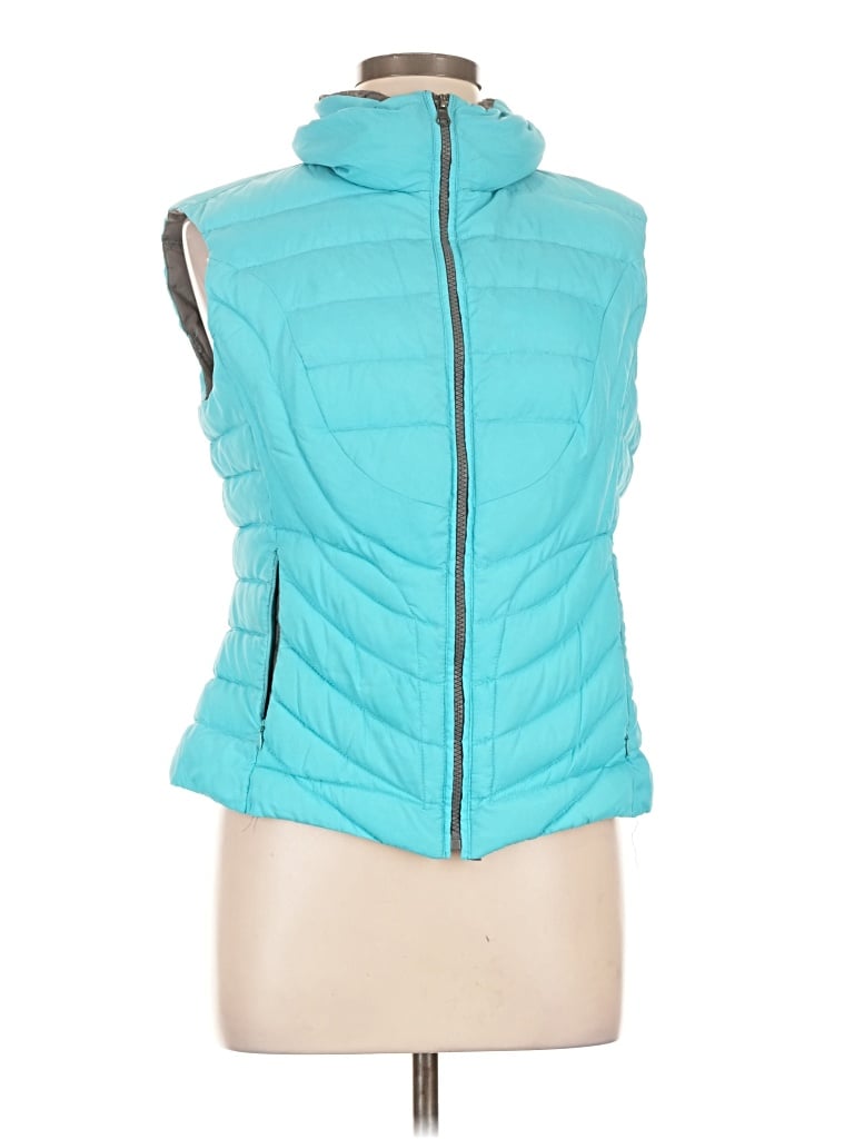 Pre-owned Blanc Noir Vest In Teal