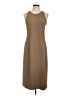 Athleta Solid Brown Casual Dress Size L (petite) - photo 1