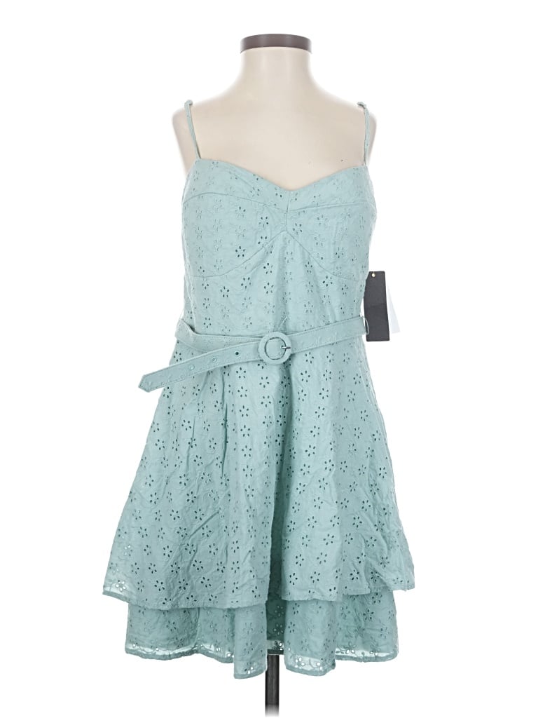 Pre-owned City Studio Cocktail Dress In Teal